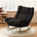 foam padded curved rocker lounge chair manual recline handle - Temu