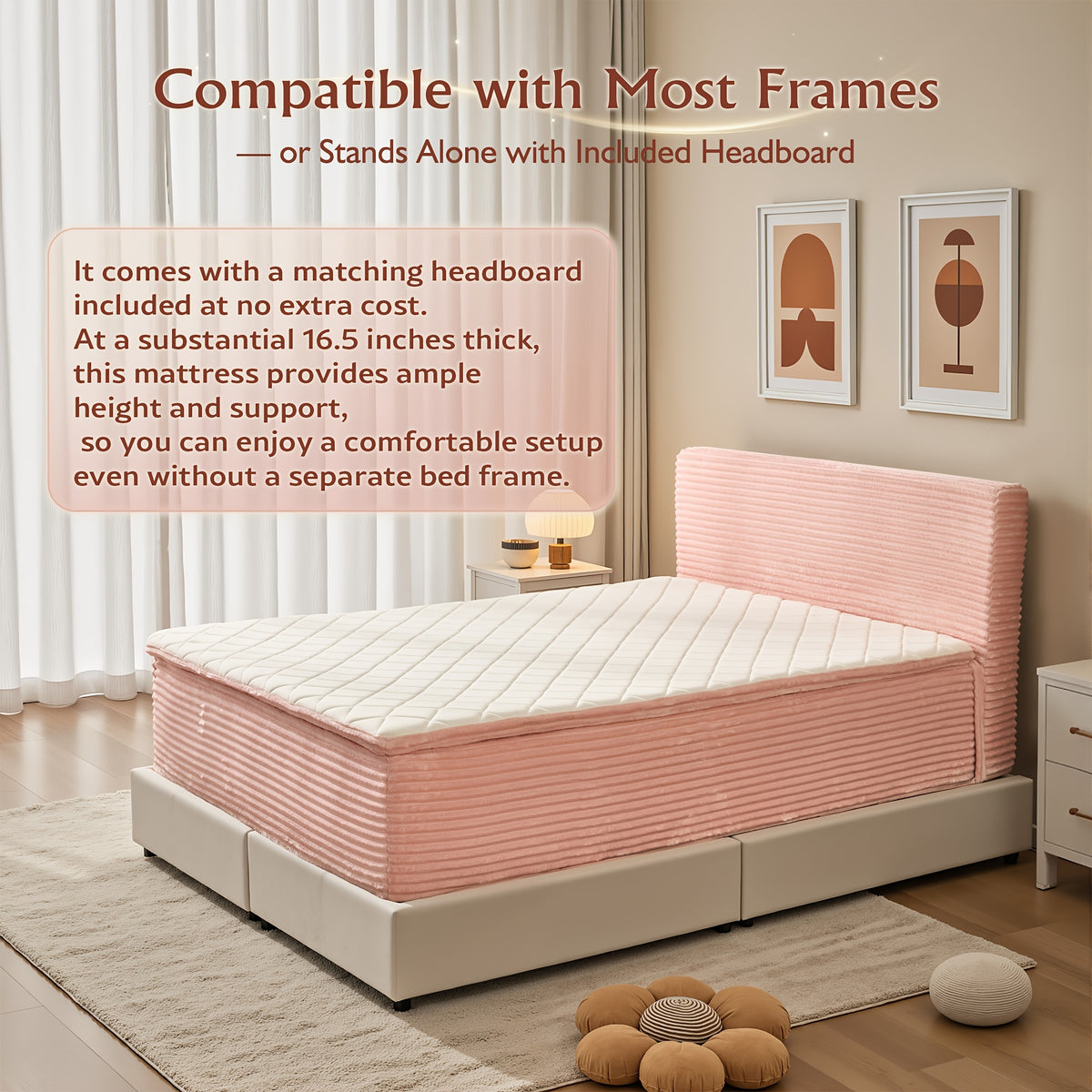 oversized compression sofa bed comfortable plush fabric - Temu