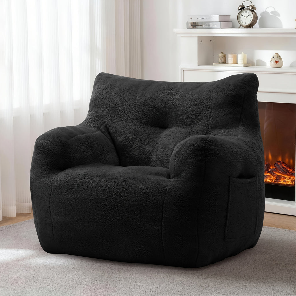 living room lounge chair medium sized   beanbag sofa - Temu