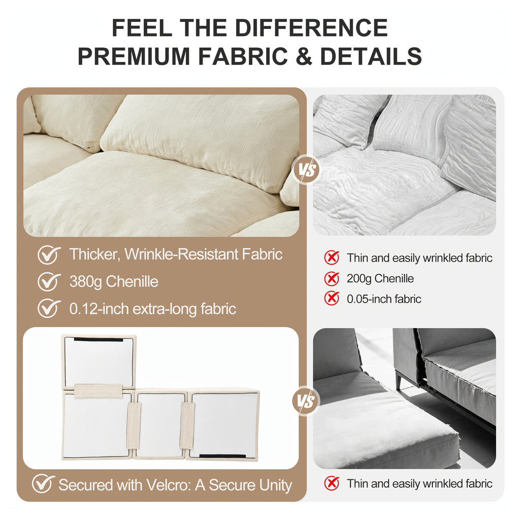 109 modern cloud couches living room deep seat convertible l - Temu