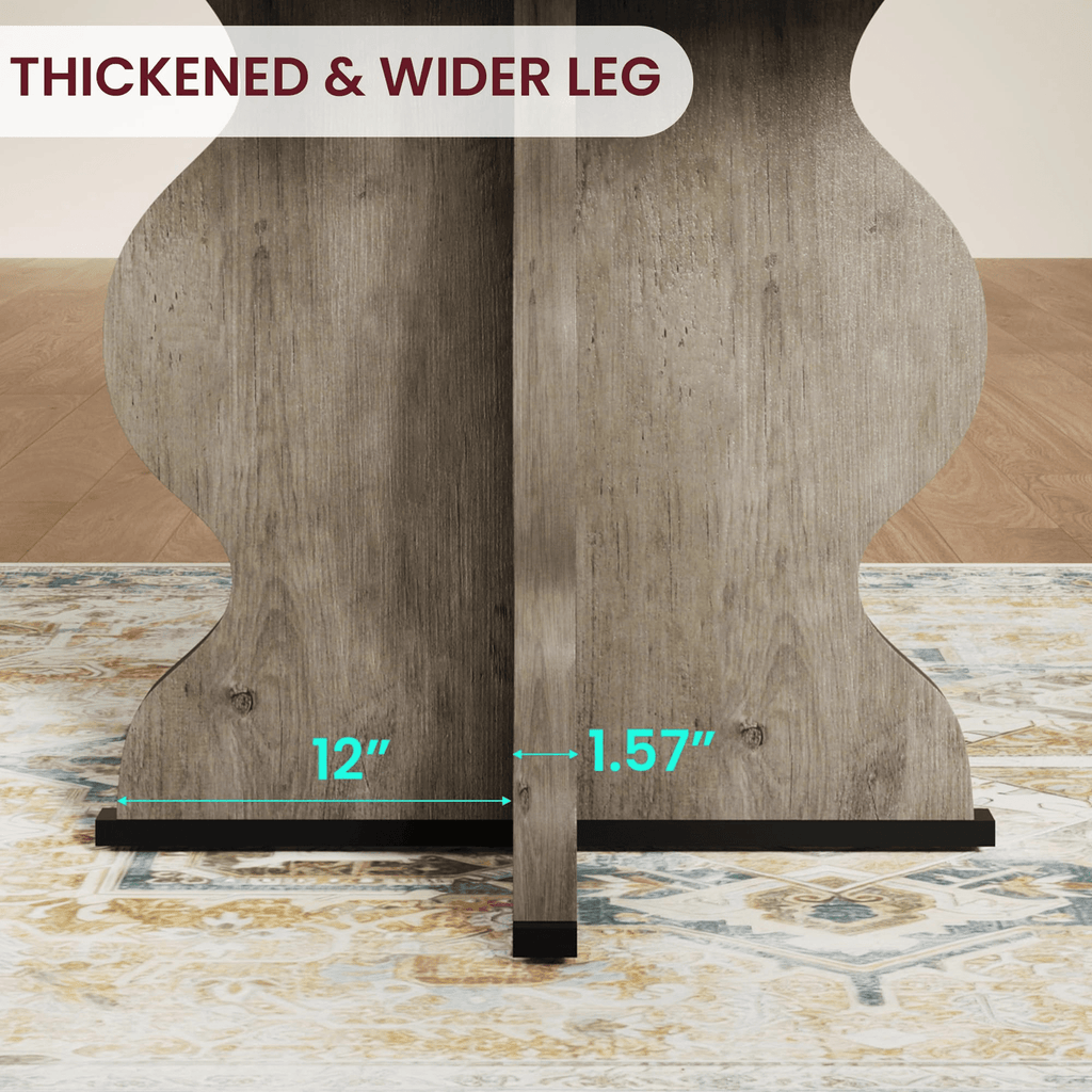 adjustable round dining table measuring 47 63 featuring a - Temu