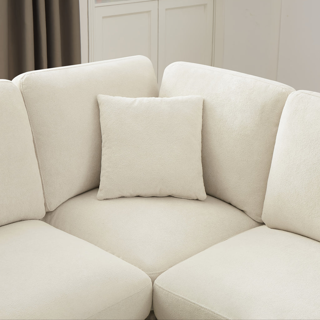7 seater upholstered sectional sofa   combinable in - Temu