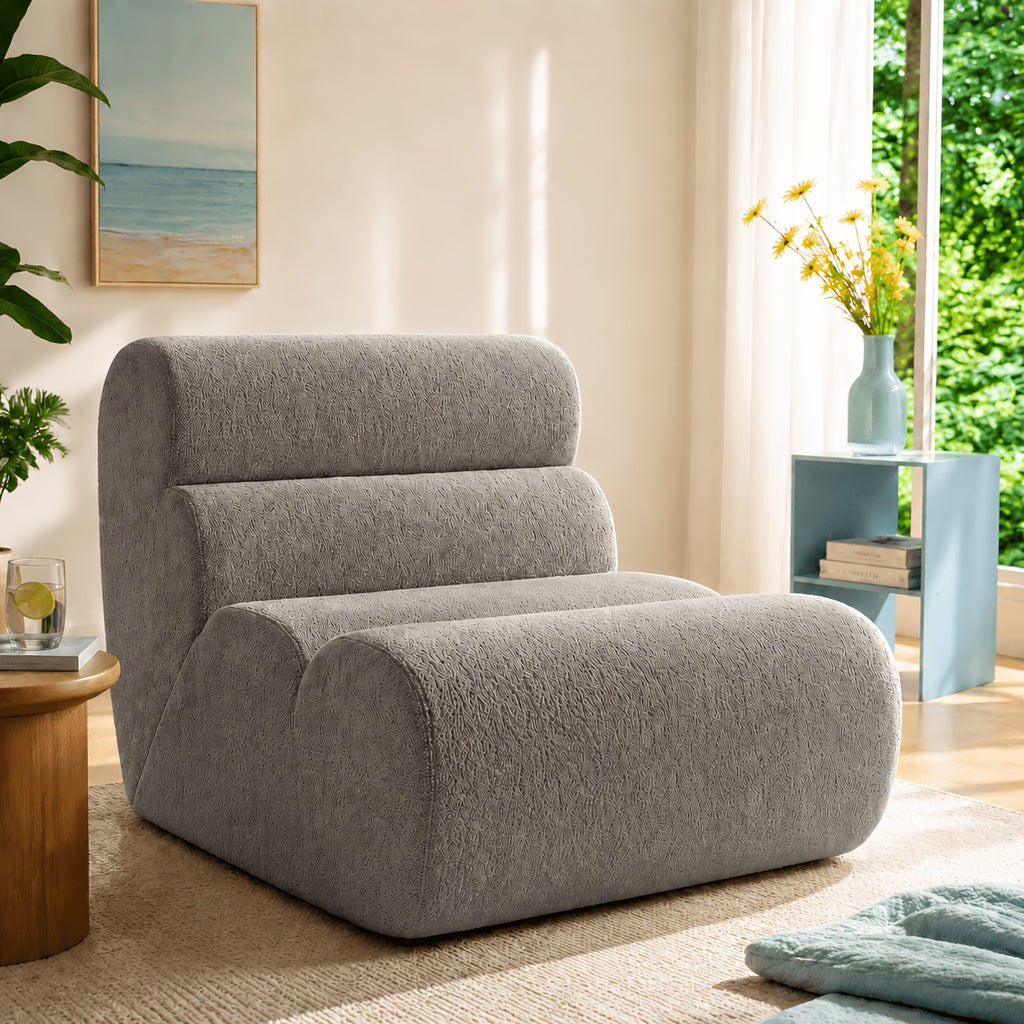 45 oversized foam sofa chair victorian armless floor lounge - Temu