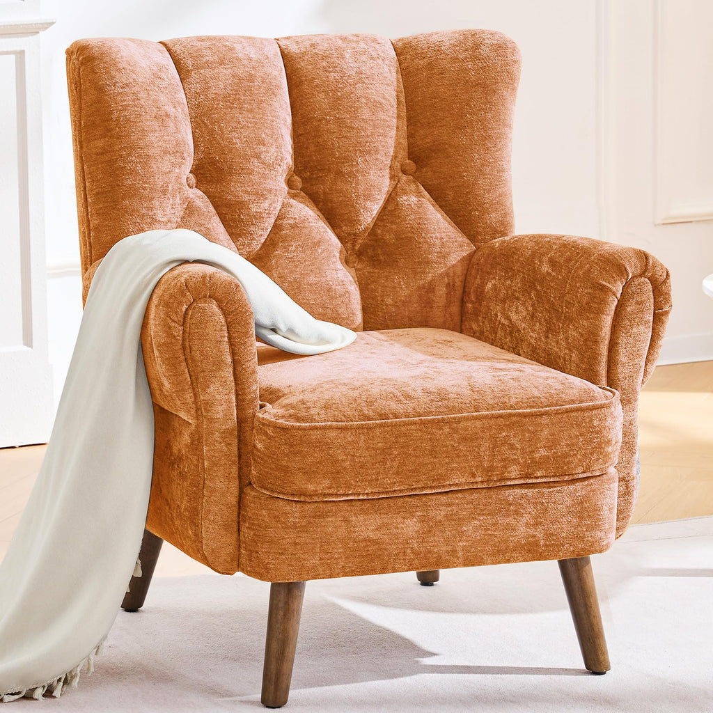 kitchen dining wingback accent chairs living room   - Temu