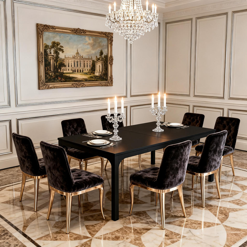 rectangular dining table 78 inch long kitchen table 6 8 - Temu