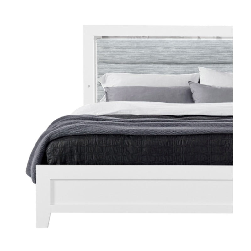 modern white twin bed frame upholstered headboard easy - Temu