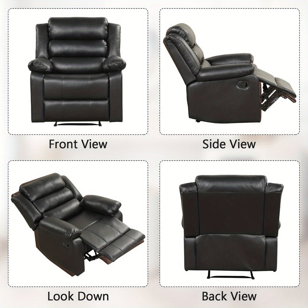 black recliner chair   arm back breathable   - Temu