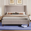 50 8 upholstered platform bed frame corduroy bed frame - Temu