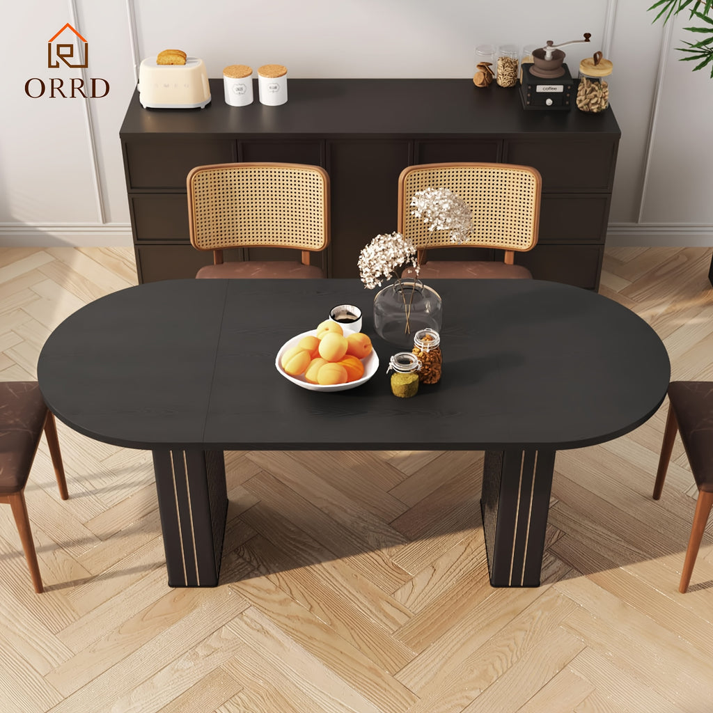 oval dining table suitable 4 6 people - Temu