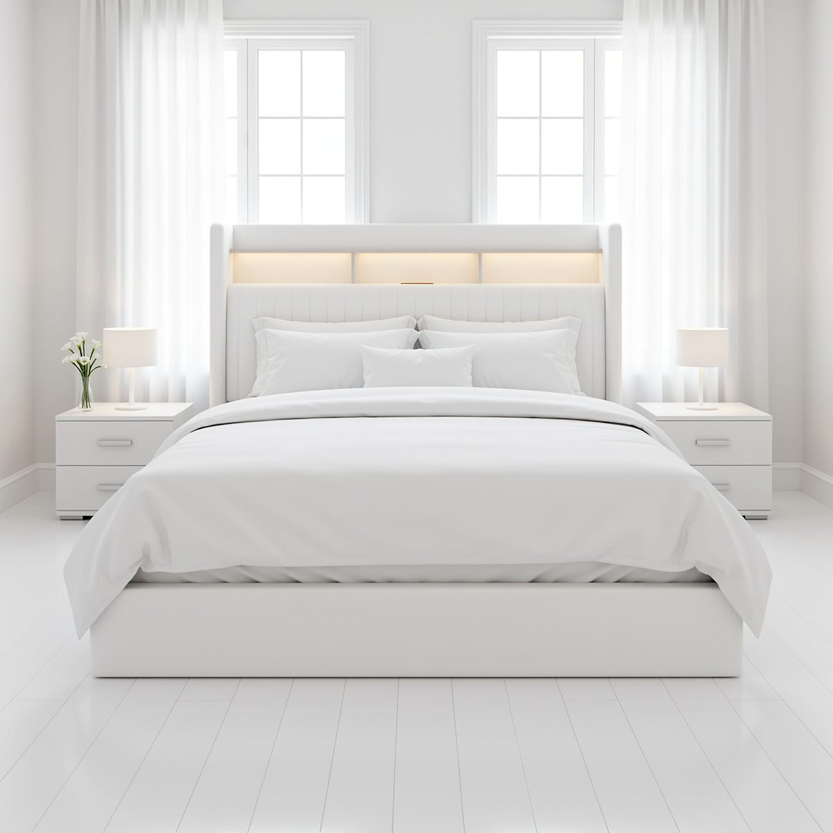 lift storage bed frame velvet vertical channel - Temu