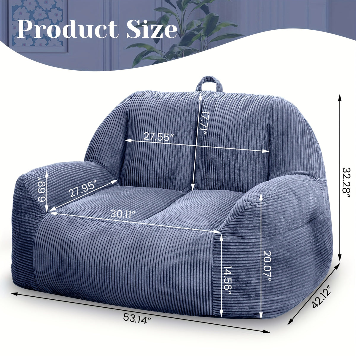 bean bag chair fluffy comfy bean bag chair sofa filler   - Temu