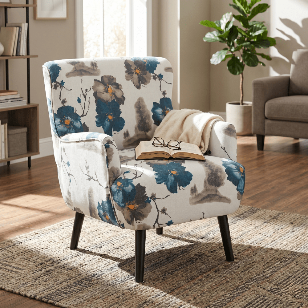 modern armchair upholstered accent chair club chair round - Temu