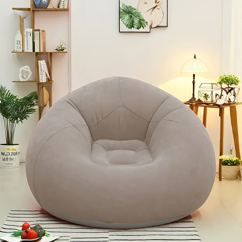 1pc soybean bag chair inflatable sofa chair soft comfortable - Temu