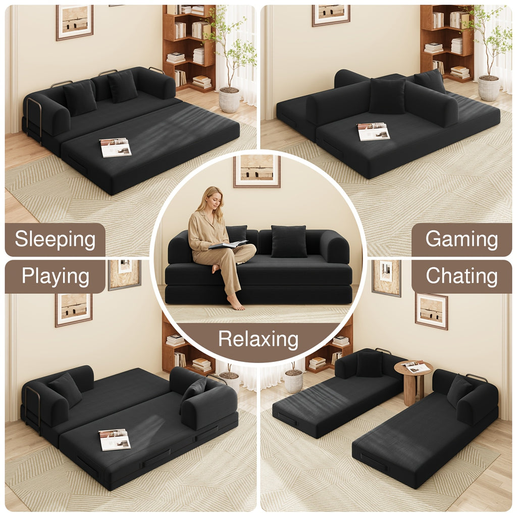 5 in 1 folding multi   bed oversized corduroy - Temu