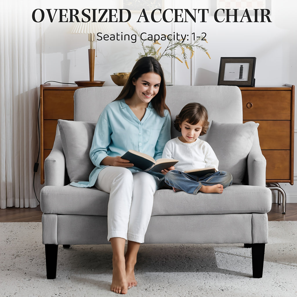 oversized accent chairs set 1 2 33 5 wide seat - Temu