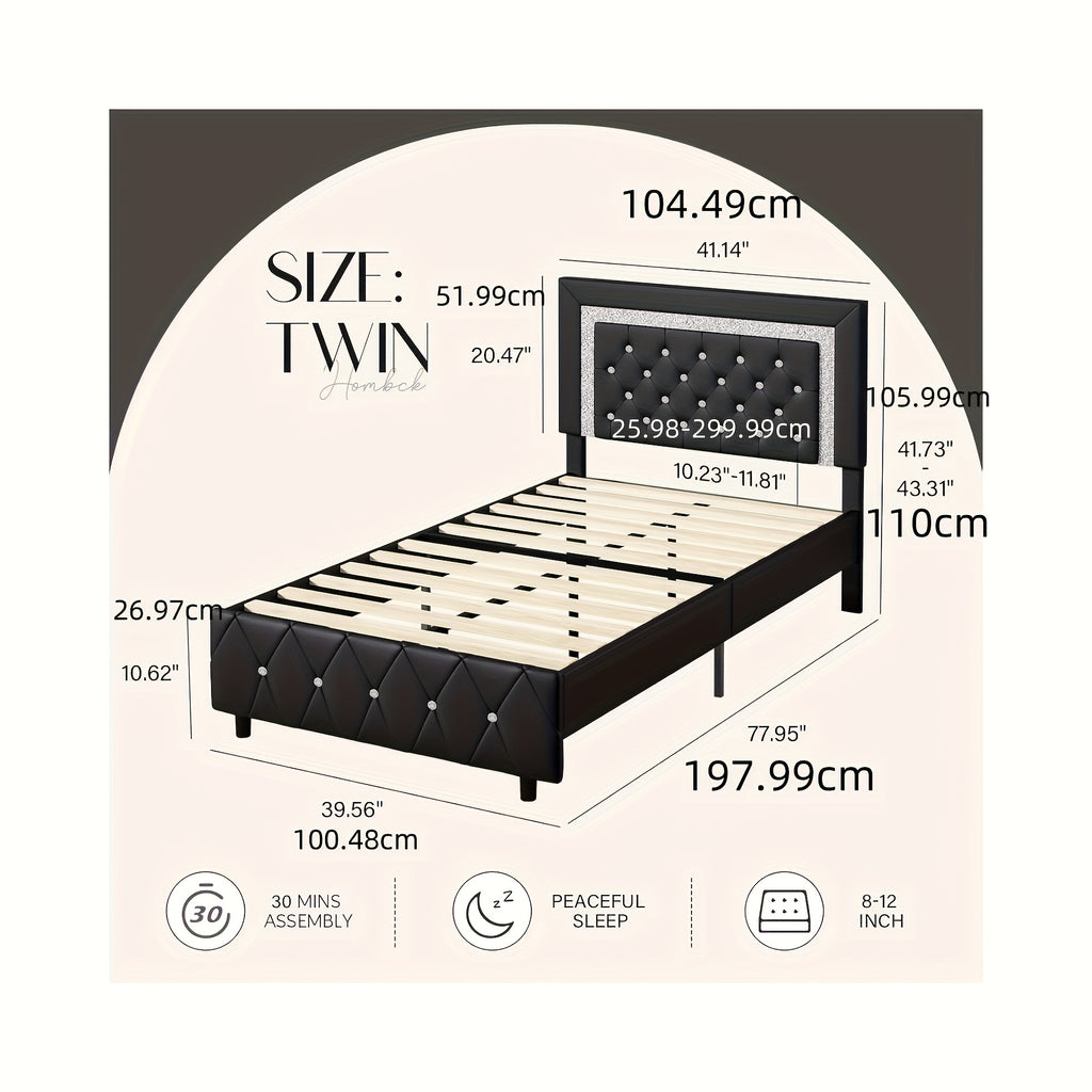 twin full queen king platform bed frame - Temu