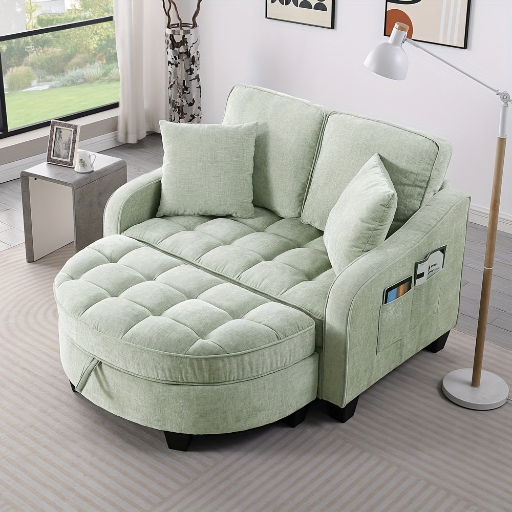 double sofa double sofa chaise longue irregular armrests - Temu