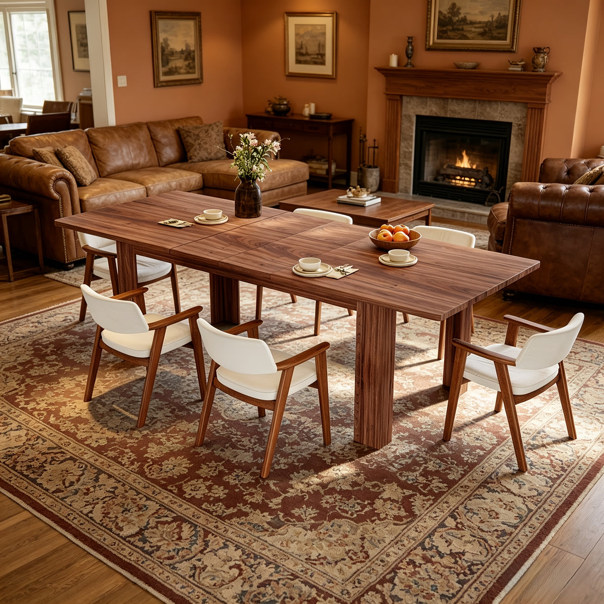 modern extendable dining   inches extendable 86 - Temu