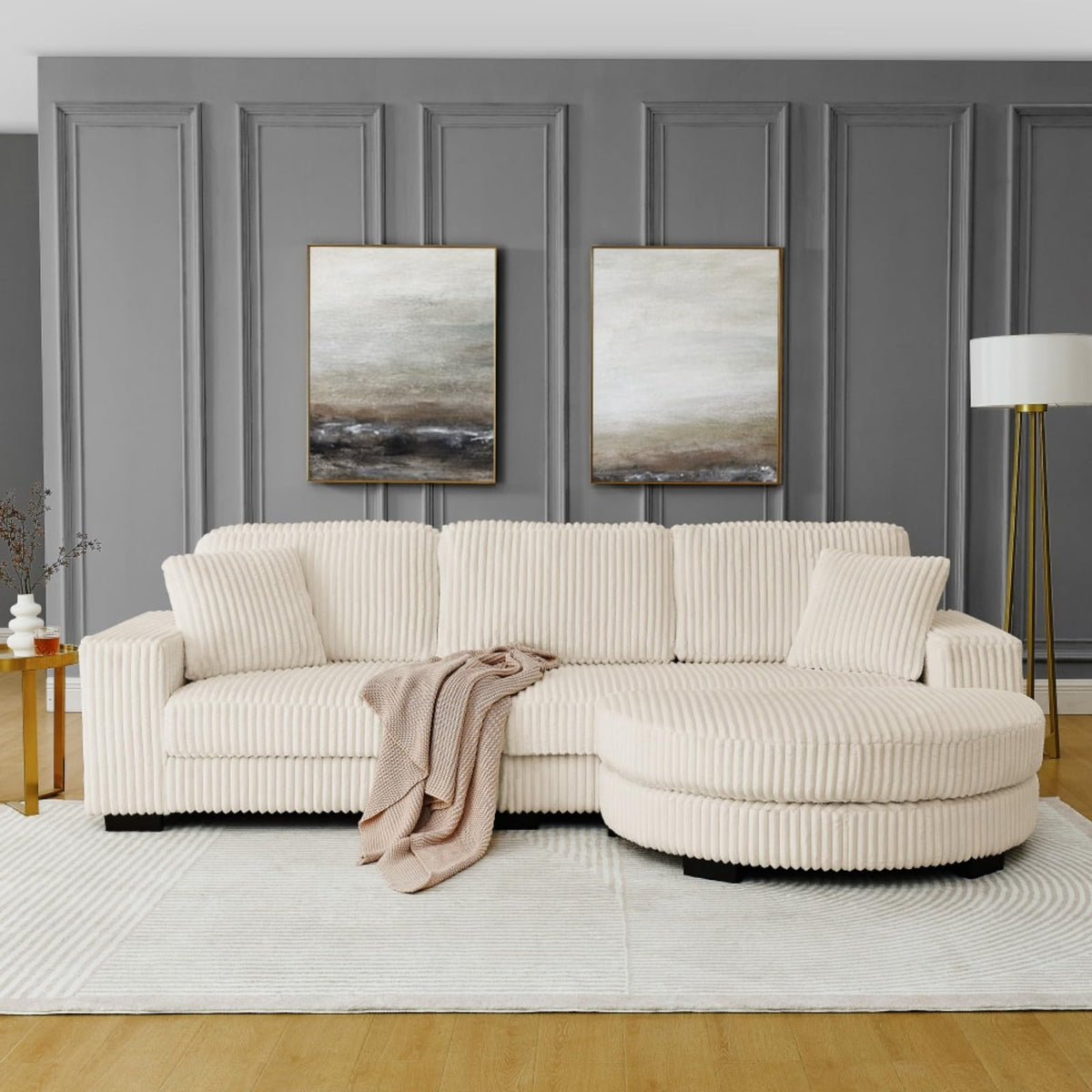 110 inch extra large modular sectional sofa featuring plush - Temu