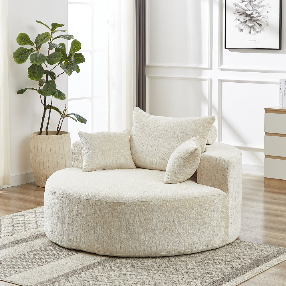 55l chenille sponge single sofa no   fluffy - Temu