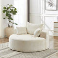 55l chenille sponge single sofa no   fluffy - Temu