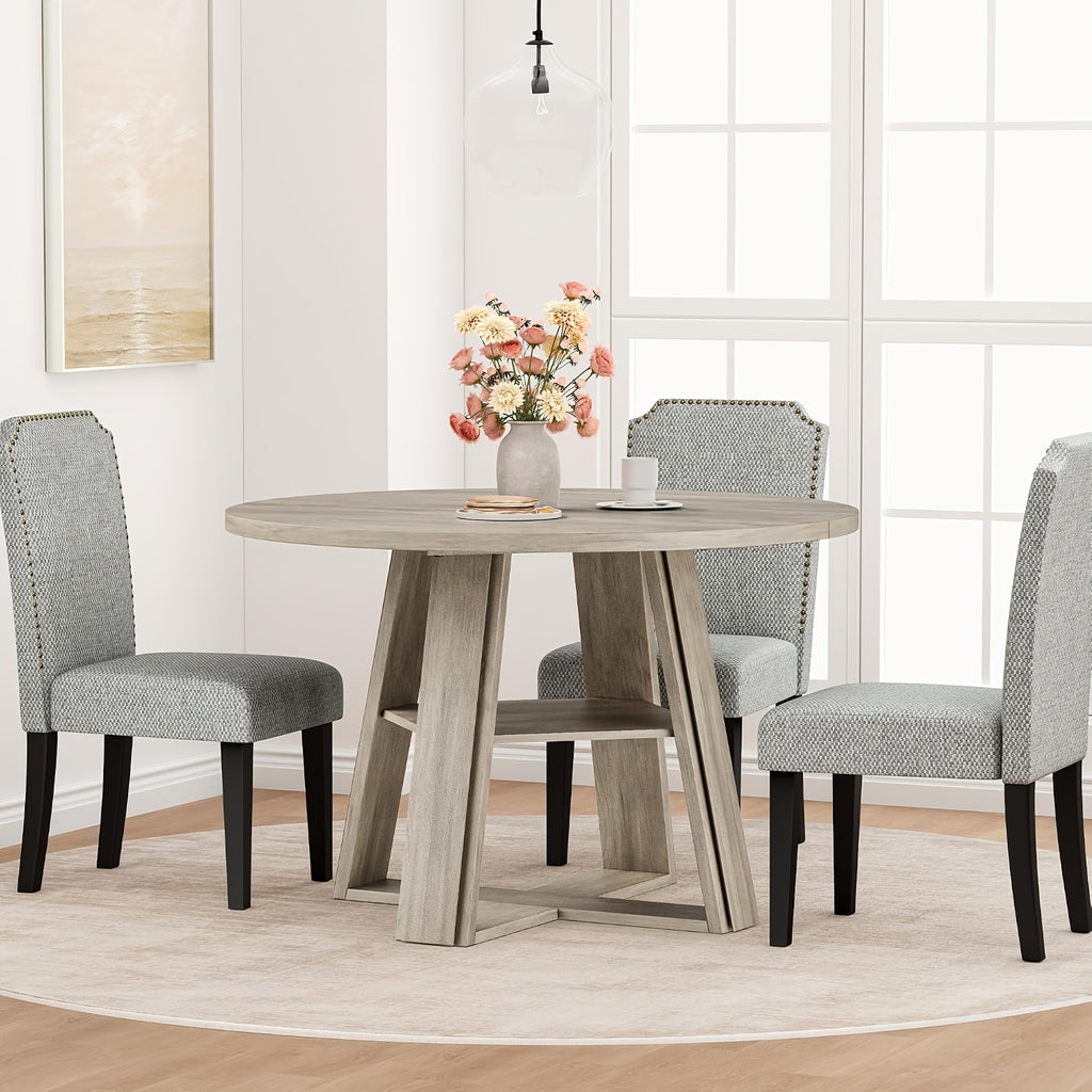 43 inch round dining table 2     - Temu