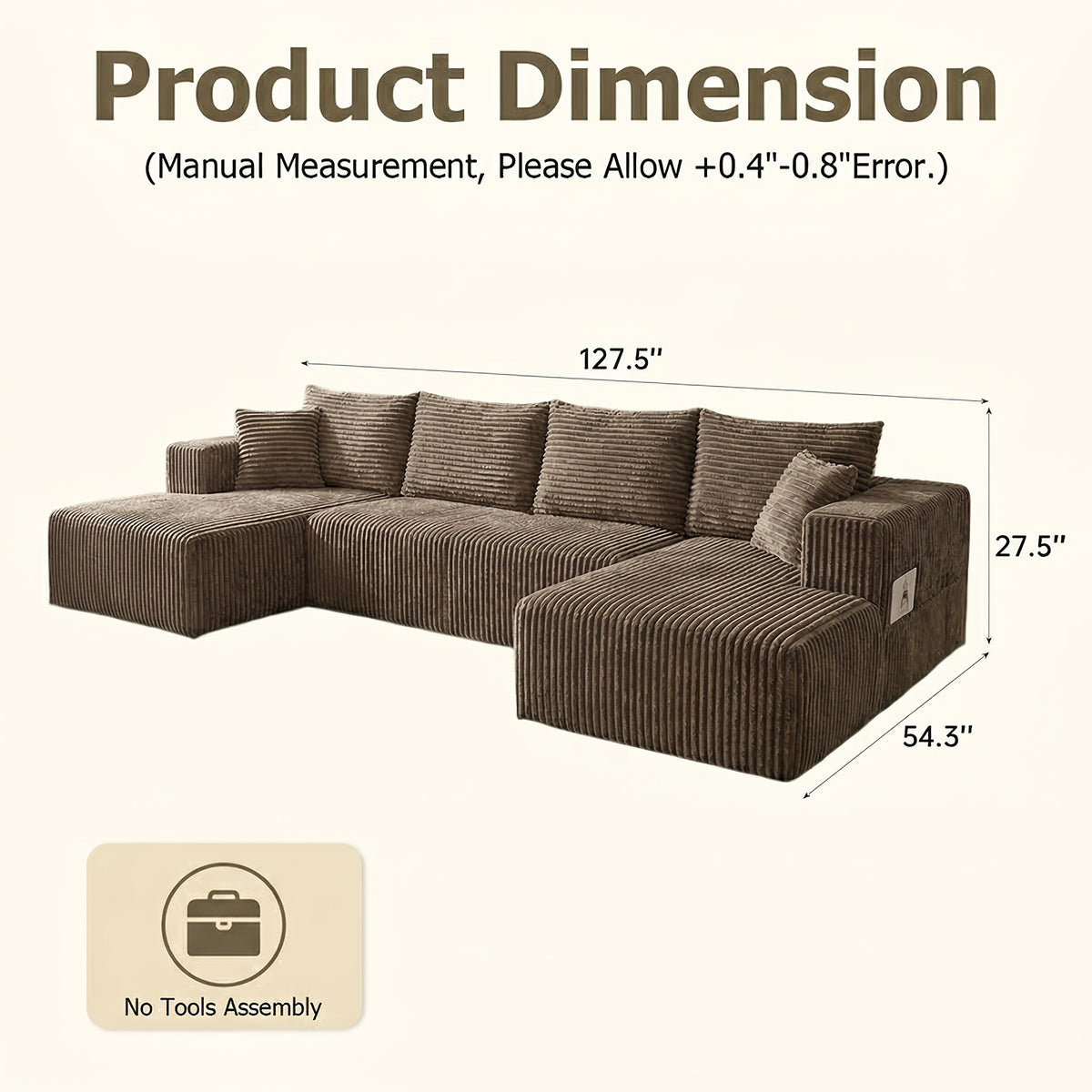 1pc u shaped frameless convertible sofa bed suitable living - Temu