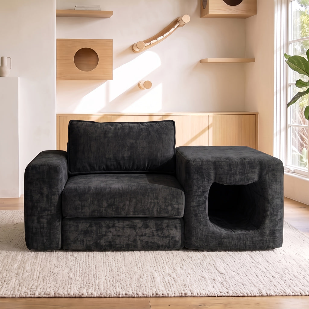 pet friendly chaise lounge chair built in cat house suitable - Temu