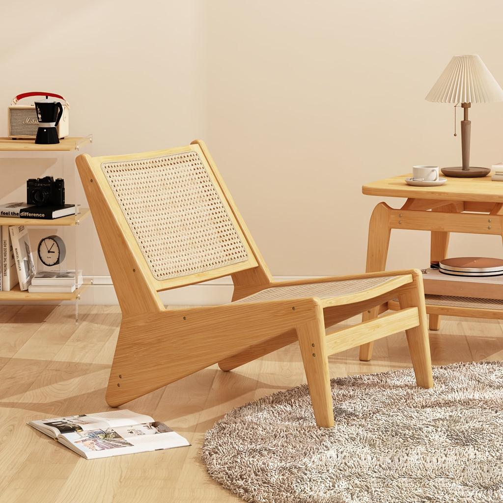 century accent chair rattan lounge chair living room - Temu