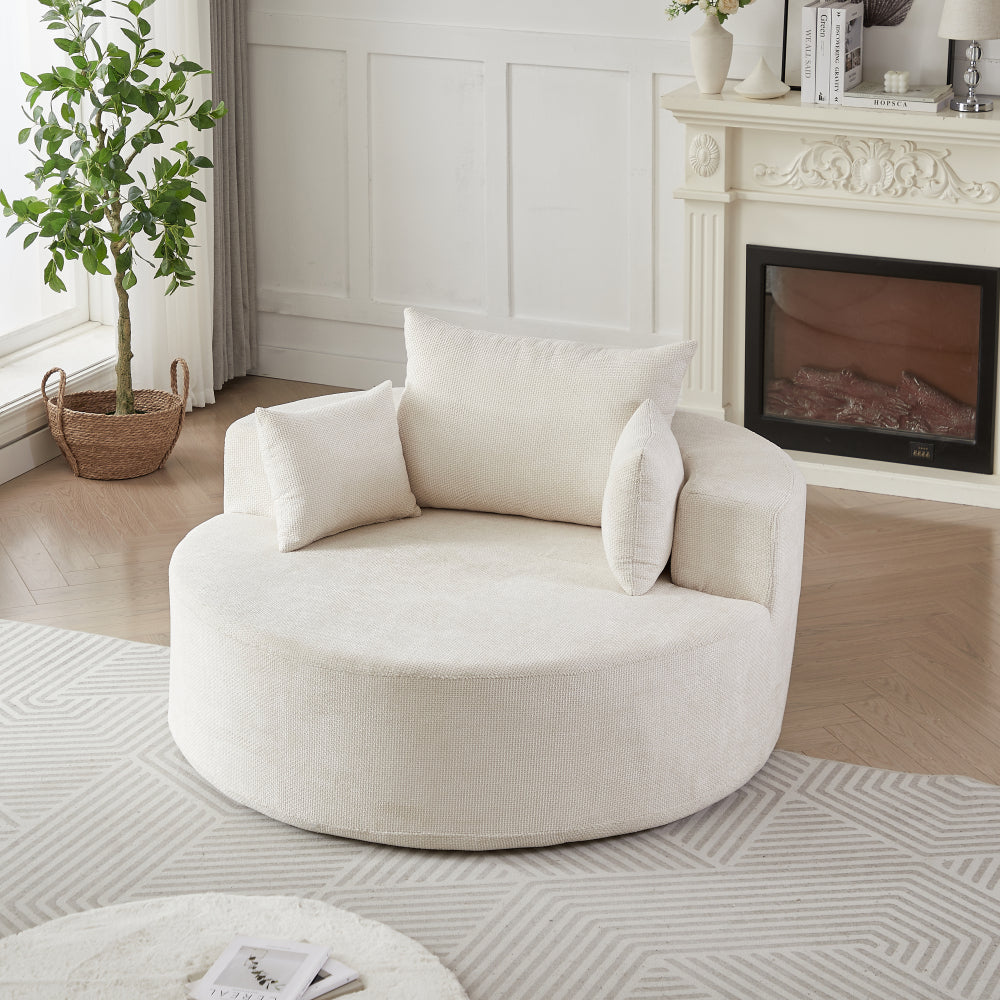 55l chenille sponge single sofa no   fluffy - Temu