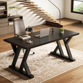black 62 99 inch multi functional rectangular table x shaped - Temu