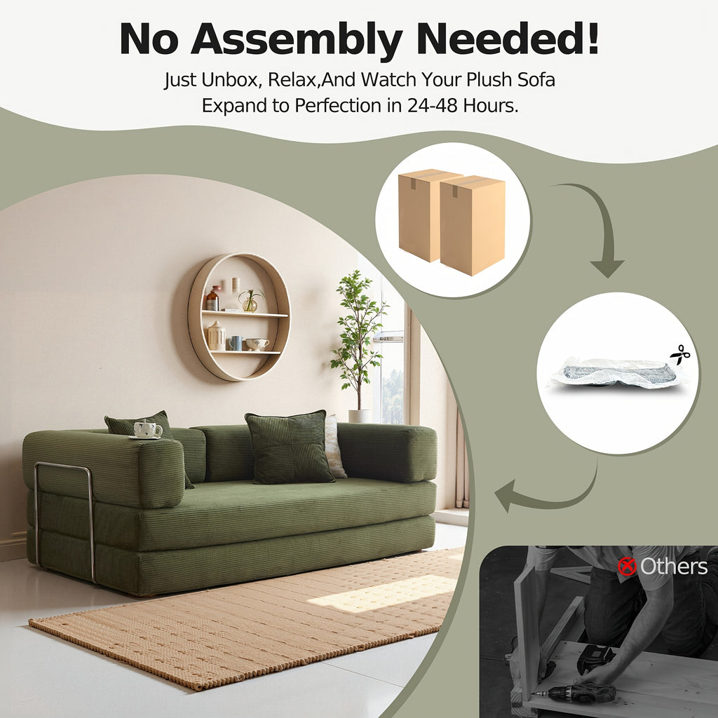 detachable armrest foldable mattress couch armless foldable - Temu
