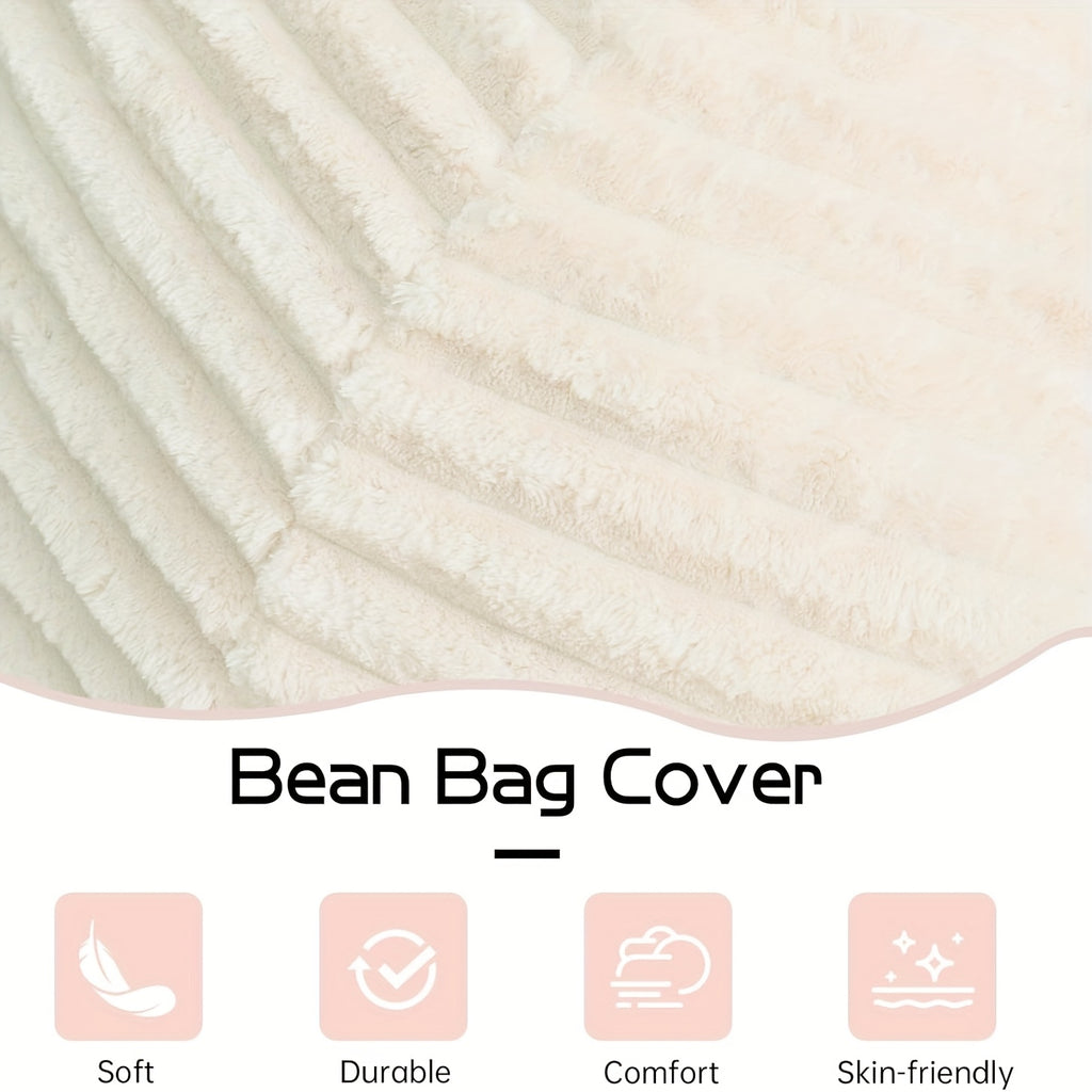 memory foam bean bag chair ultra soft microfiber washable - Temu
