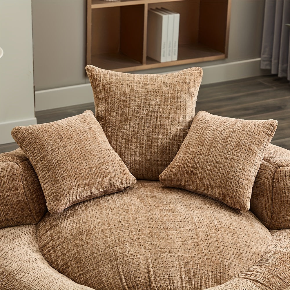 oversized 41 high back bean bag chair plush floor lounger - Temu