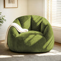 47 2 large shell style corduroy bean bag lounge chair   - Temu