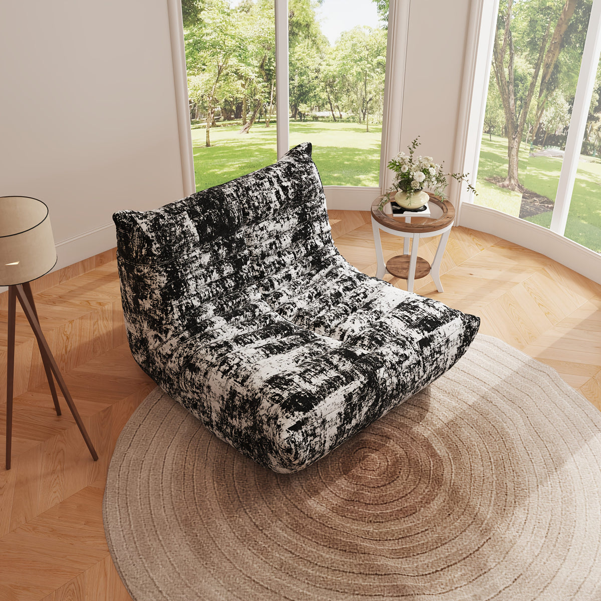 large bean bag chair designed   perfect relaxing fire - Temu