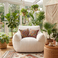 cozy plush bean bag chair armrests ultra soft fluffy single - Temu