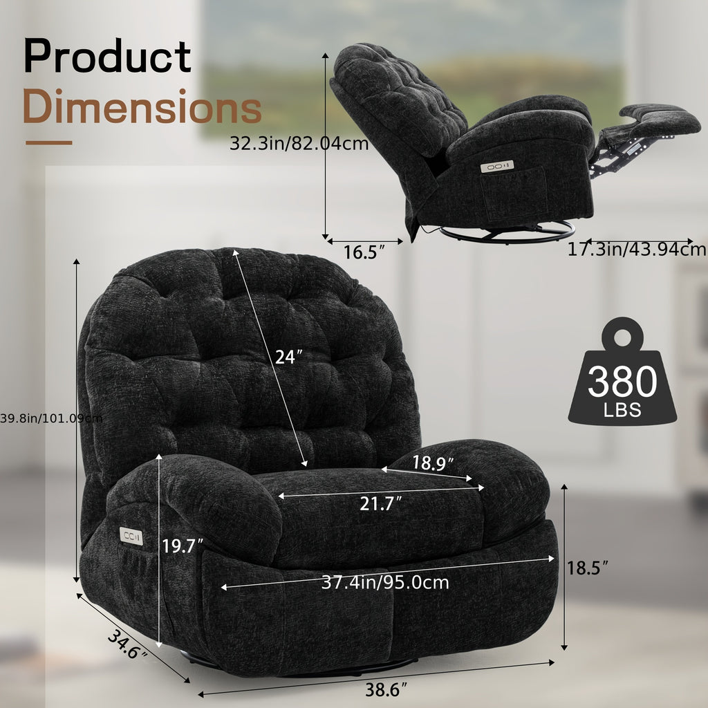 living room swivel recliner   recliner usb - Temu