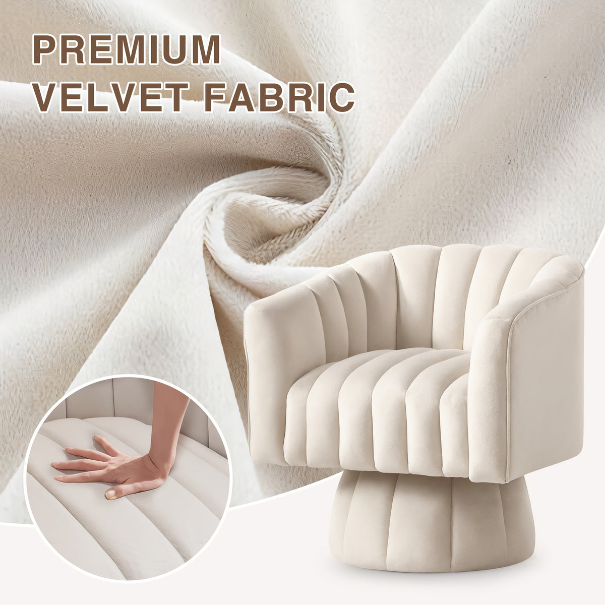 360 degree swivel sofa chair small chaise lounge   century - Temu