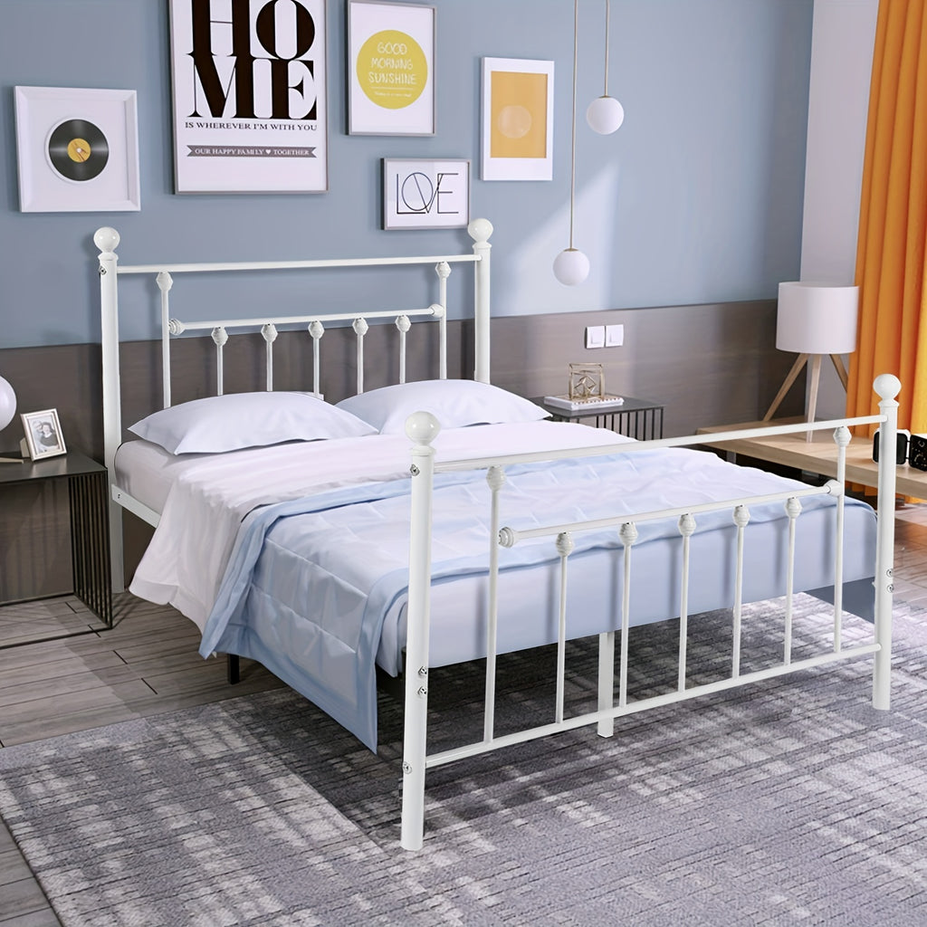 metal platform bed frame queen bed frame   spring - Temu