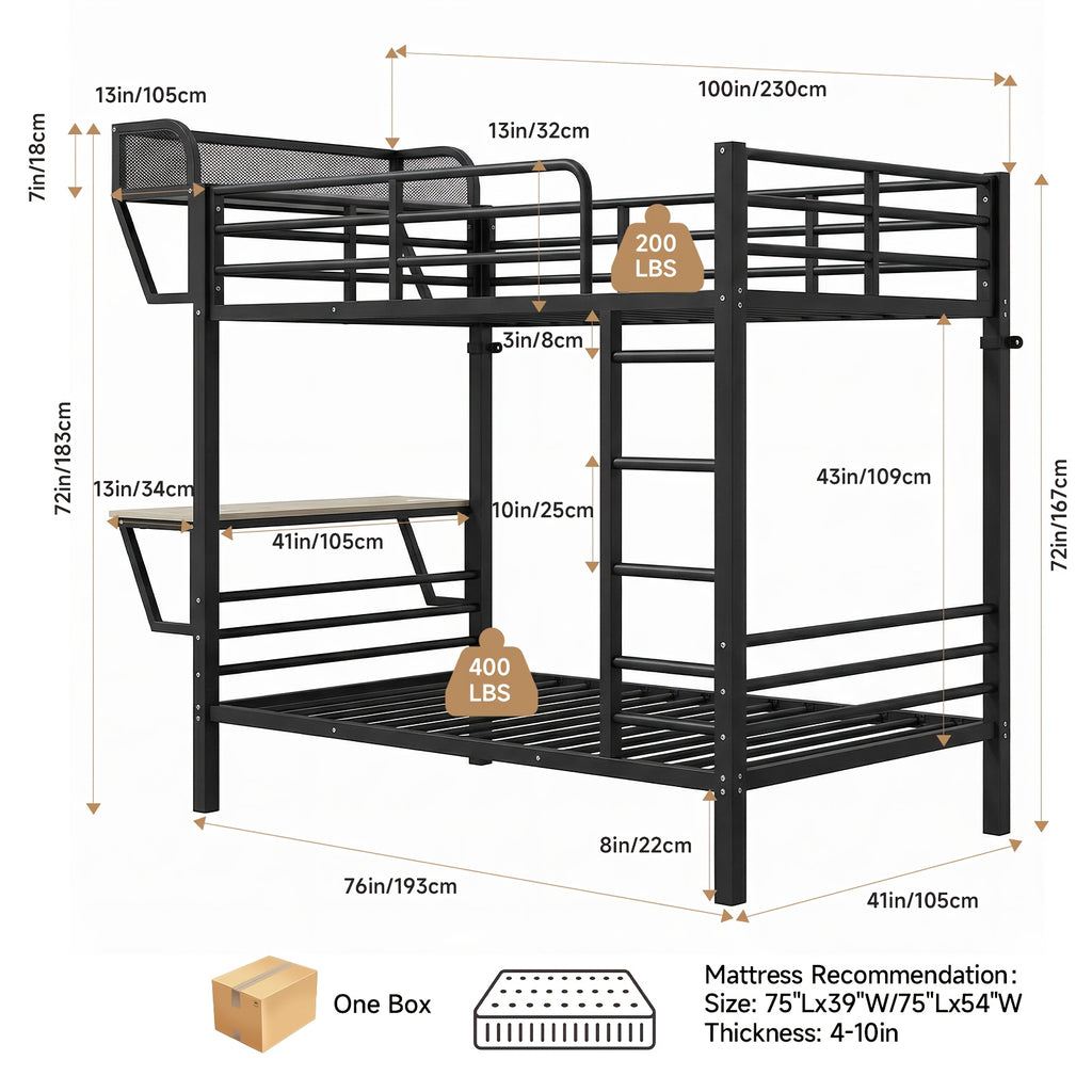 twin   bunk   outlets desk heavy duty bunk - Temu