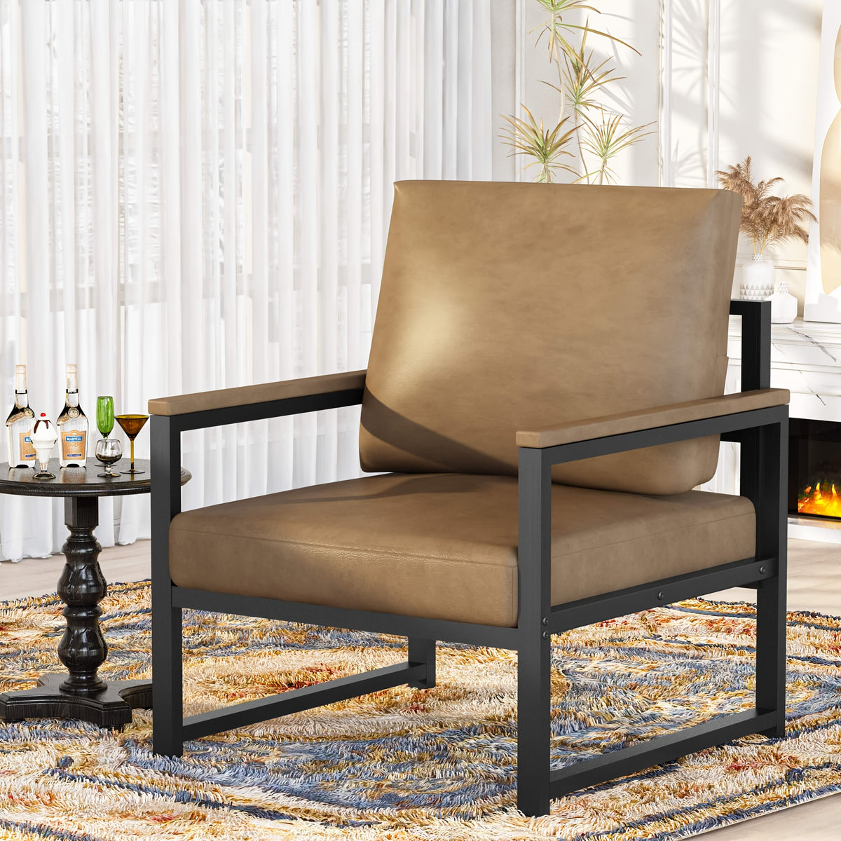 century modern accent armchair a   single - Temu