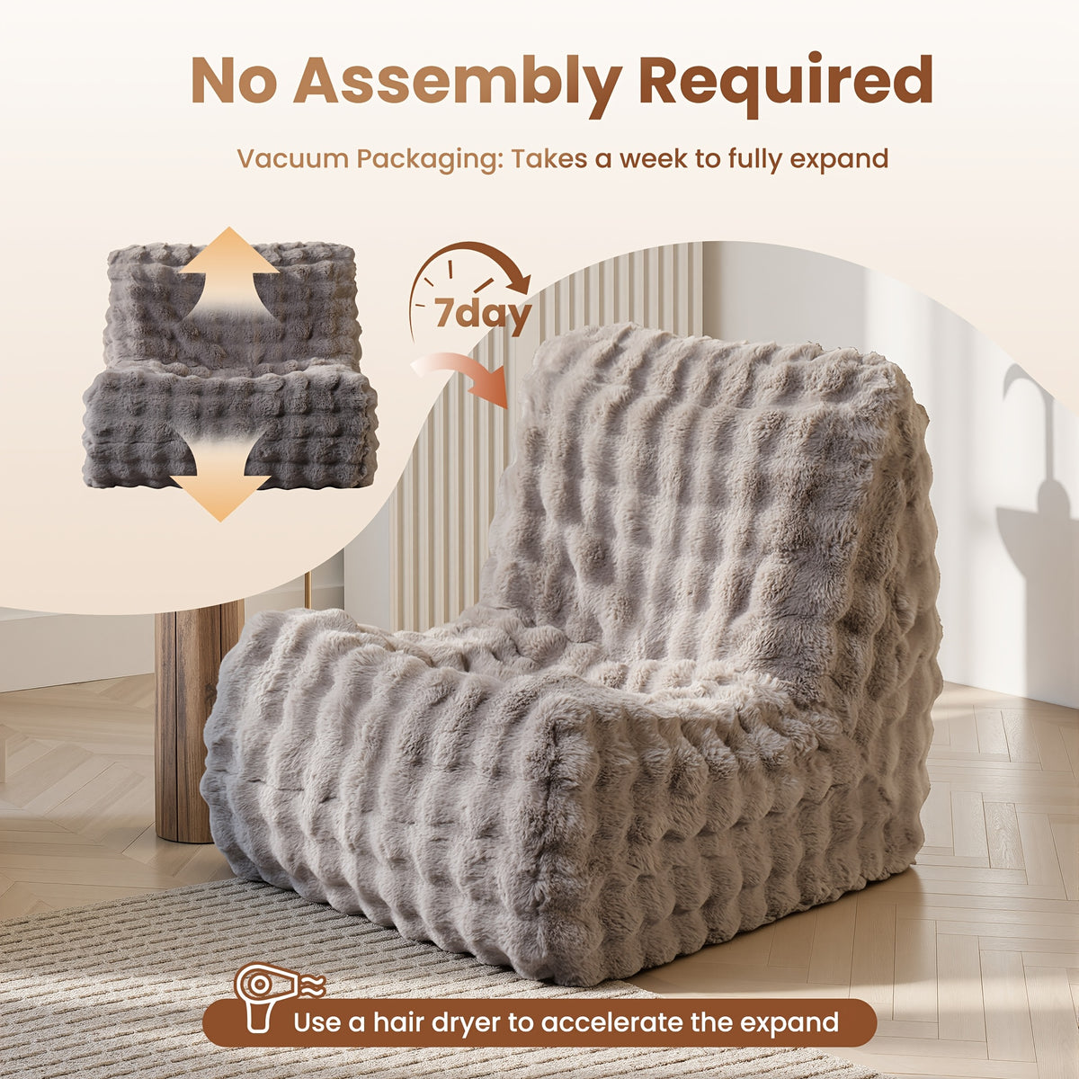 foldable single seater sofa chair suitable   teens foam - Temu