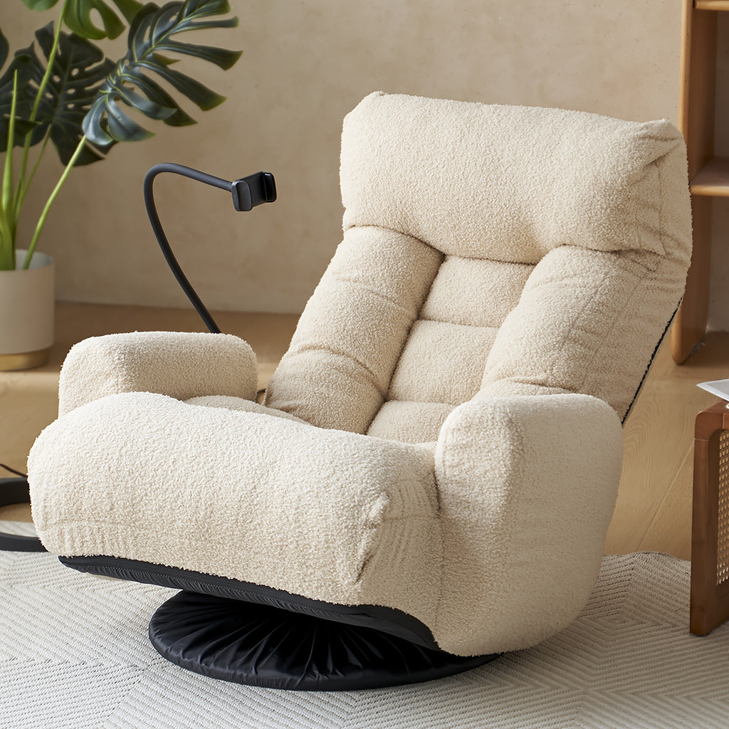 360 swivel gaming floor chair 5 position adjustable folding - Temu