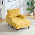modern chenille chaise lounge comfortable backrest armrests - Temu
