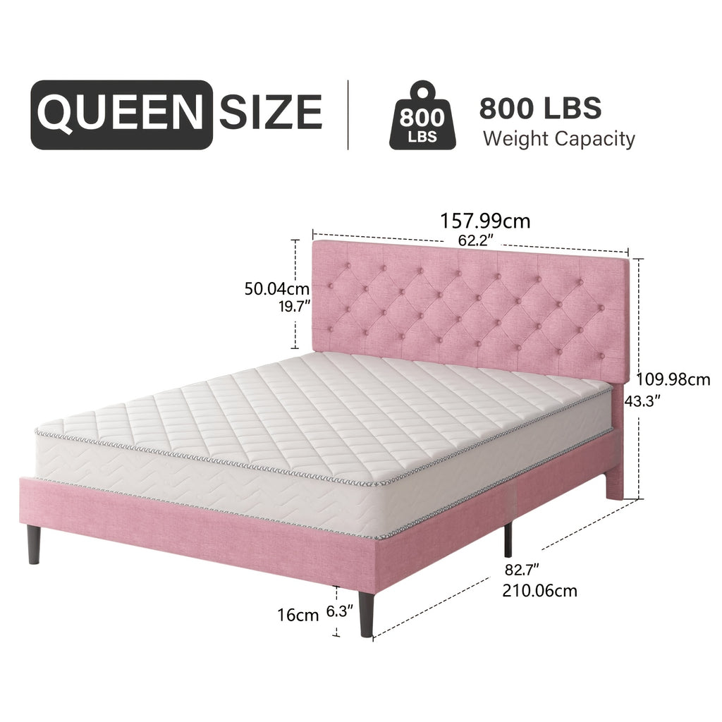 halloween twin full queen king bed frames upholstered - Temu
