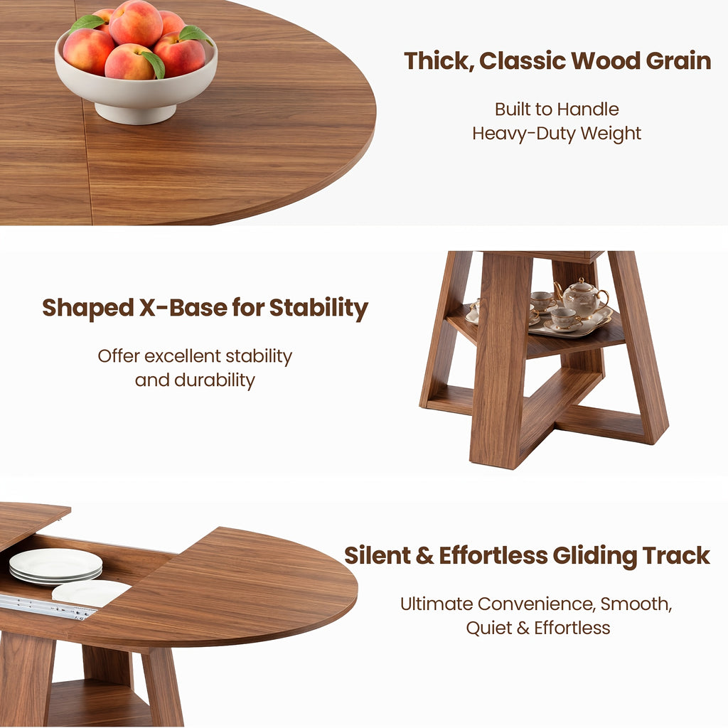 5m extendable dining table drop leaf kitchen table - Temu