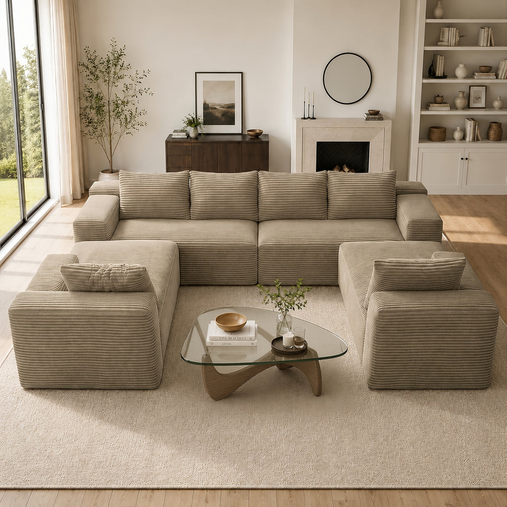 121 u shaped modular sectional sofa suitable holiday - Temu