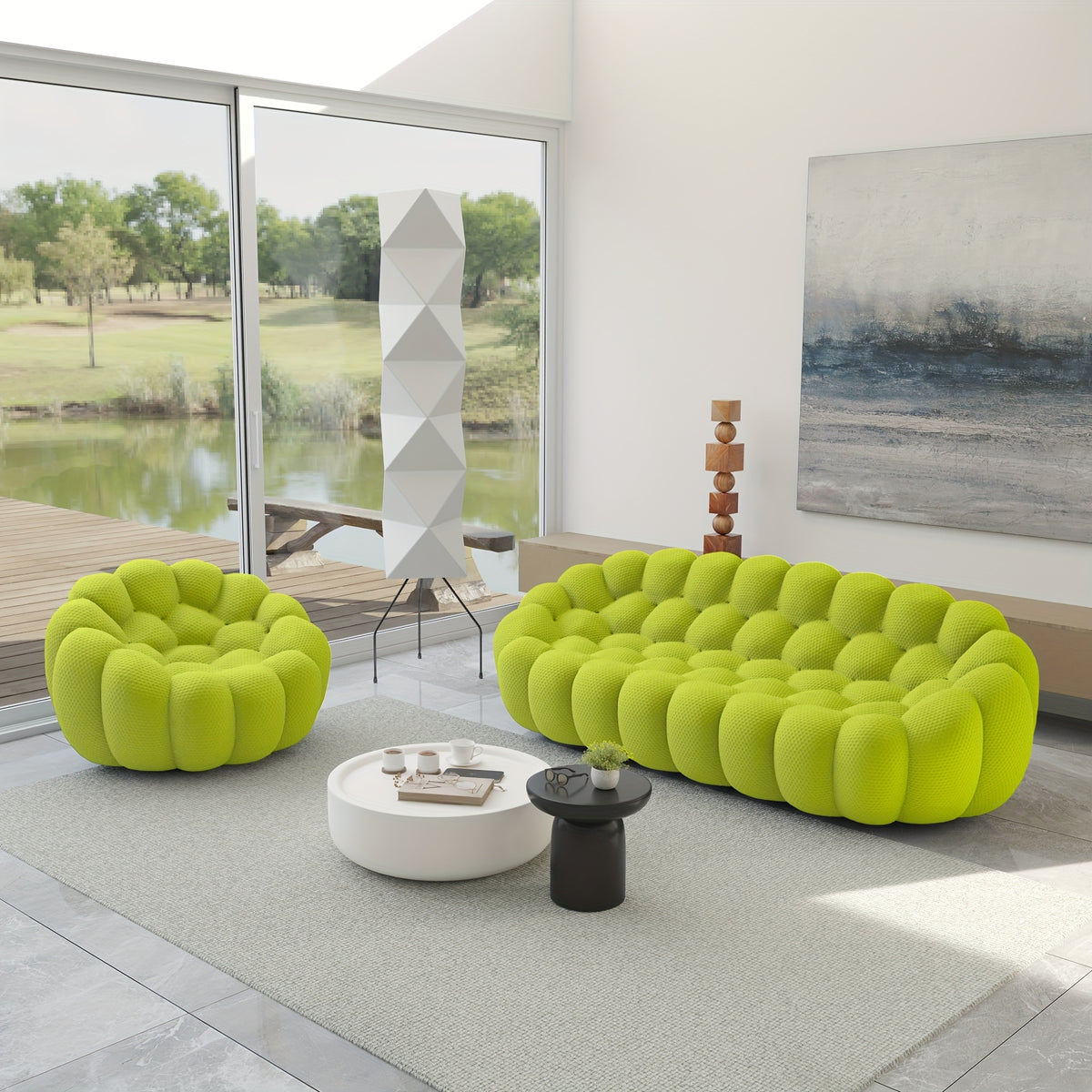 oversized   3d textile material upholstered bean - Temu