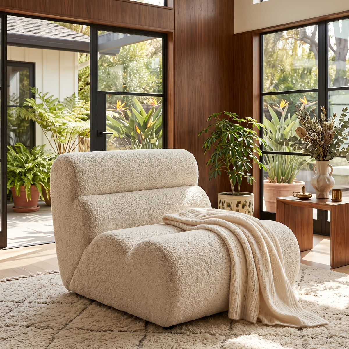 40 95 inch modern teddy fabric floor sofa frameless modular - Temu